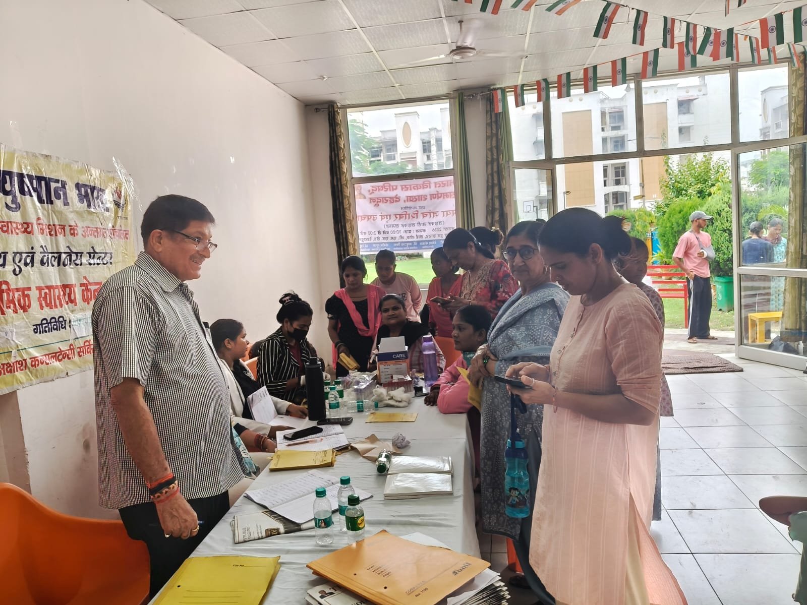 साईं लोक कॉलोनी में एनीमिया मुक्त भारत अभियान के तहत स्वास्थ्य जांच शिविर संपन्न